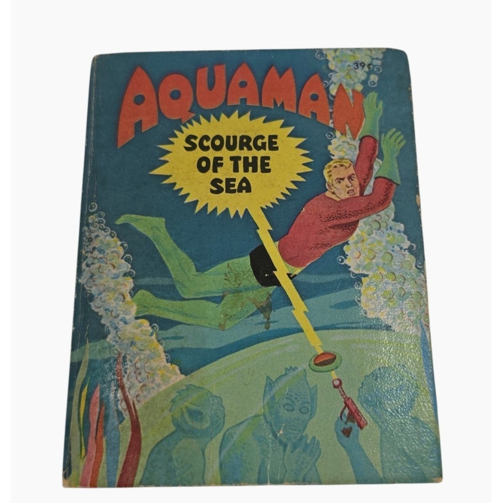 Vintage 1968 Aquaman Scourge of the Sea Big Little Book 2017 Whitman DC Comic